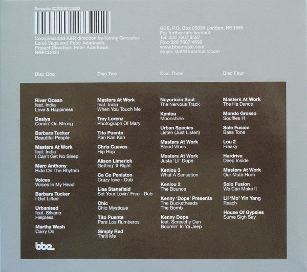 Masters At Work : The Tenth Anniversary Collection - Part One (1990 - 1995) (4xCD, Comp, Dig + Box, RE)