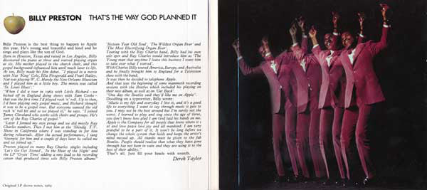 Billy Preston : That's The Way God Planned It (CD, Album, RE, RM)