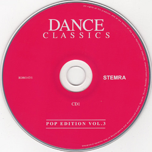 Various : Dance Classics - Pop Edition Vol. 3 (2xCD, Comp)