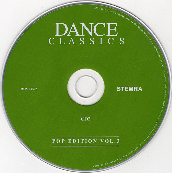 Various : Dance Classics - Pop Edition Vol. 3 (2xCD, Comp)