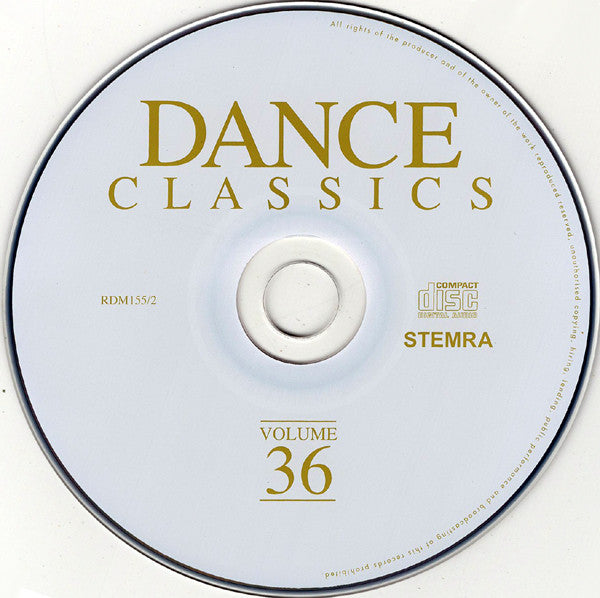 Various : Dance Classics Volume 35 &amp; 36 (2xCD, Comp)