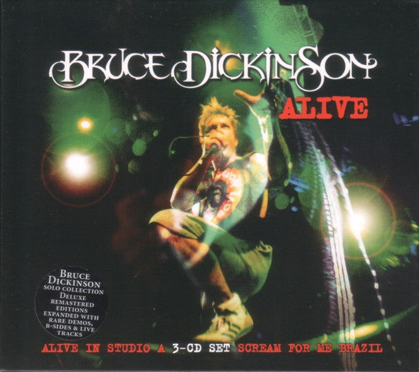 Bruce Dickinson : Alive 3-CD Set (Alive In Studio A / Scream For Me Brazil) (2xCD, Album + CD, Album + Comp)