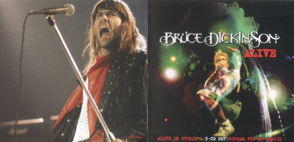 Bruce Dickinson : Alive 3-CD Set (Alive In Studio A / Scream For Me Brazil) (2xCD, Album + CD, Album + Comp)