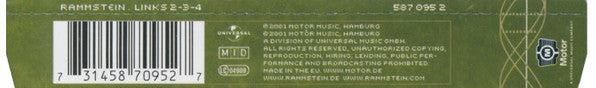 Rammstein : Links 2-3-4 (CD, Maxi)