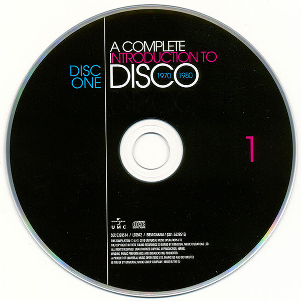 Various : A Complete Introduction To Disco 1970 - 1980 (4xCD, Comp)