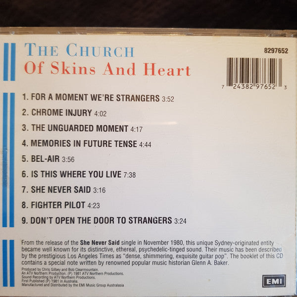 The Church : Of Skins And Heart (CD, Album, RE)