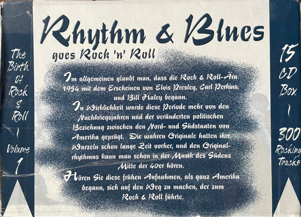 Various : Rhythm &amp; Blues Goes Rock &#39;n&#39; Roll Volume 1 (15xCD, Comp + Box)