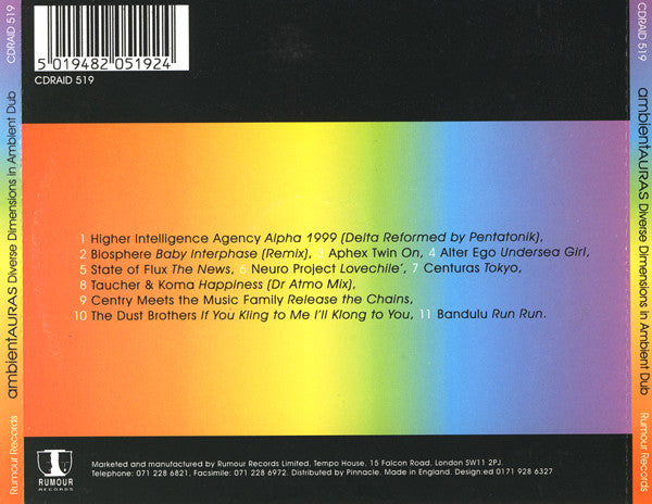Various : Ambient Auras: Diverse Dimensions In Ambient Dub (CD, Comp)