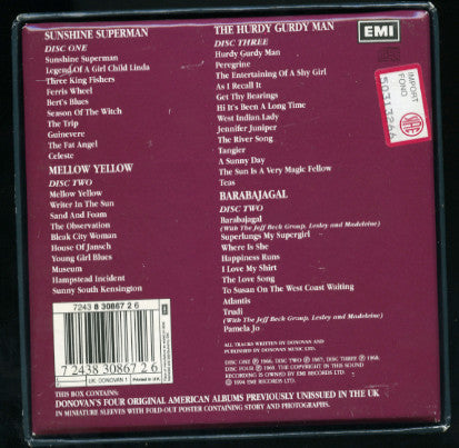 Donovan : Four Donovan Originals (Box, Comp + 4xCD, Album)