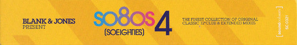 Blank &amp; Jones : So80s (Soeighties) 4 (CD, Mixed + 2xCD, Comp)