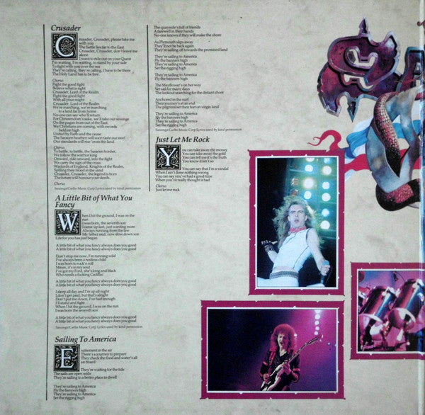 Saxon : Crusader (LP, Album, RE, Gat)