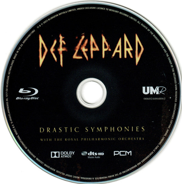 Def Leppard With The Royal Philharmonic Orchestra* : Drastic Symphonies (CD, Album + Blu-ray, Album, Multichannel)