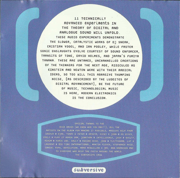 Various : Modern Electronics Volume One (CD, Comp)
