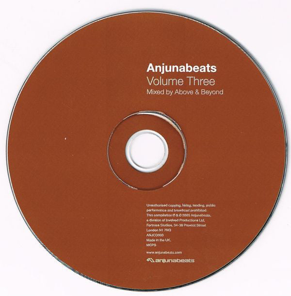Above &amp; Beyond : Anjunabeats Volume Three (CD, Mixed, RE, Sup)