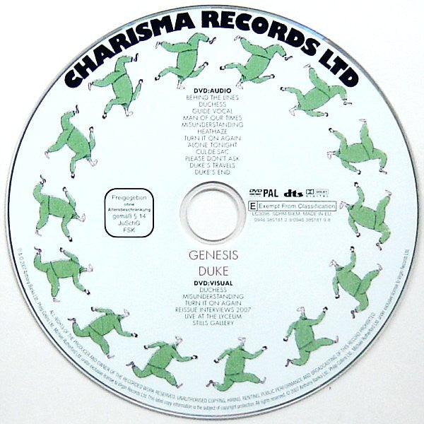 Genesis : Duke (SACD, Hybrid, Multichannel, Album, RE, RM + DVD-V,)