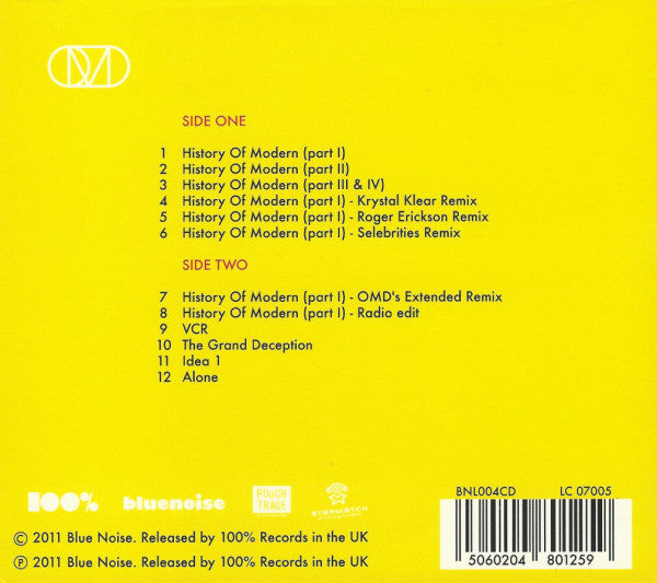OMD* : History Of Modern (Part I) (CD, Single)