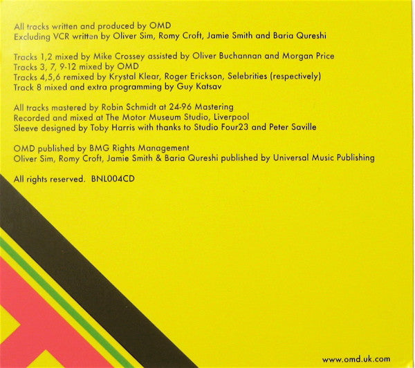 OMD* : History Of Modern (Part I) (CD, Single)