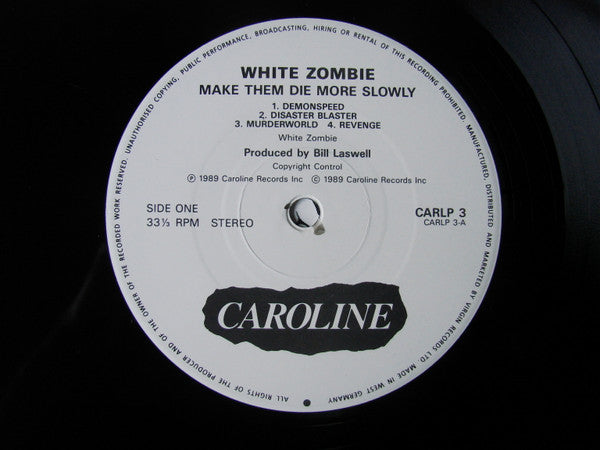 White Zombie : Make Them Die Slowly (LP, Album)
