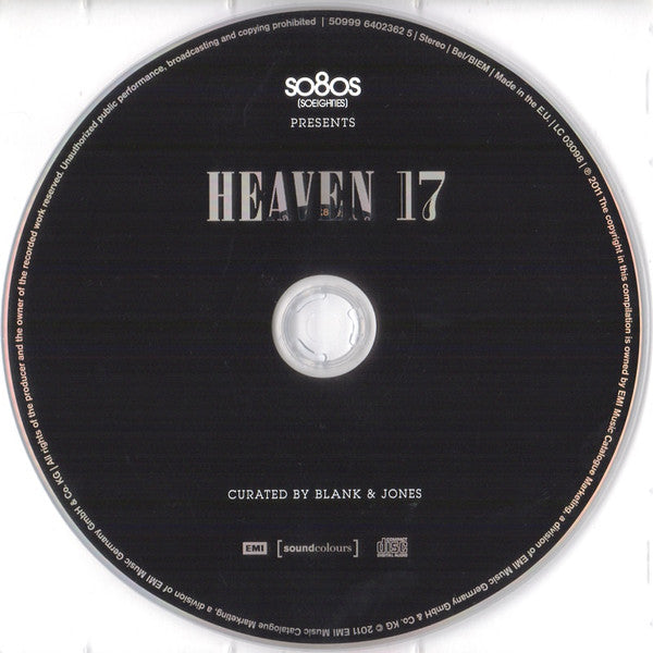 Heaven 17 Curated By Blank &amp; Jones : So80s (Soeighties) Presents Heaven 17 (CD, Comp)