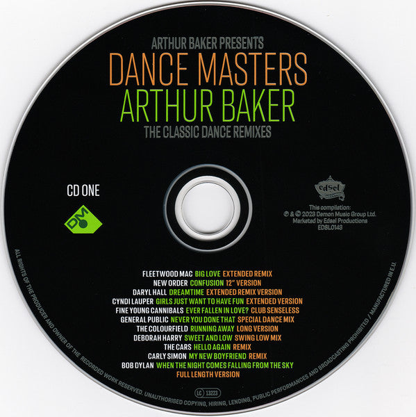 Arthur Baker : Dance Masters: Arthur Baker (The Classic Dance Remixes) (4xCD, Comp, RM)