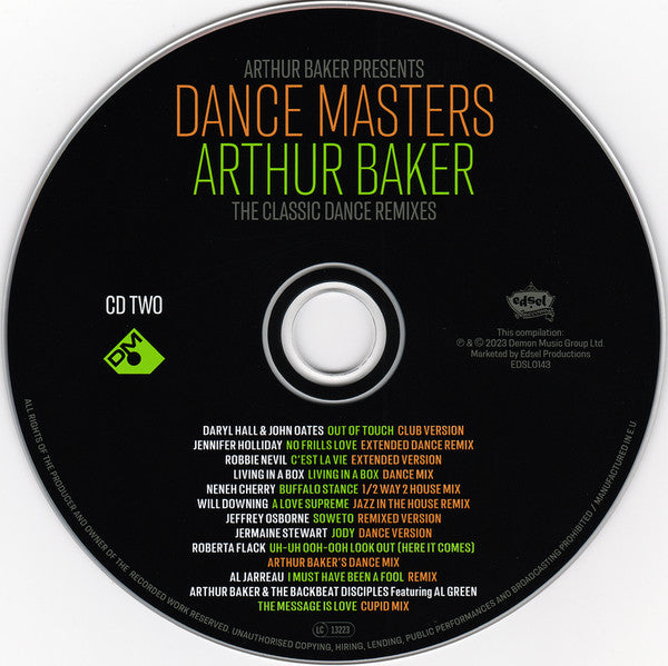 Arthur Baker : Dance Masters: Arthur Baker (The Classic Dance Remixes) (4xCD, Comp, RM)