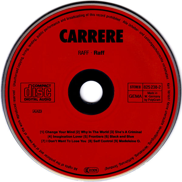Raff* : Raff (CD, Album)