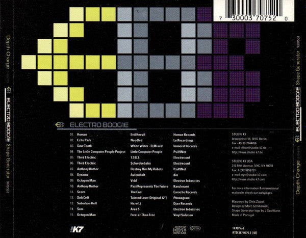 Various : The Best Of Electro Boogie (CD, Mixed, RE + CD, Mixed, RP + CD, Mixed, RP + Bo)
