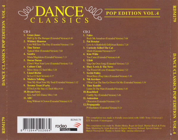 Various : Dance Classics - Pop Edition Vol. 4 (2xCD, Comp)