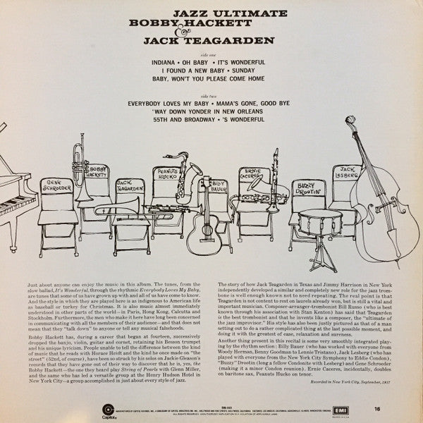 Bobby Hackett And Jack Teagarden : Jazz Ultimate (LP, Album, RP)