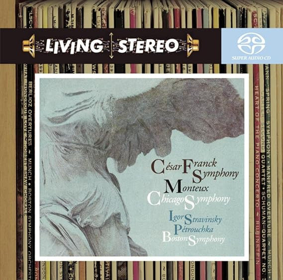 César Franck, Igor Stravinsky - Pierre Monteux, Chicago Symphony Orchestra / Boston Symphony Orchestra : Symphony / Pétrouchka (SACD, Hybrid, Multichannel, Comp, RE, RM)
