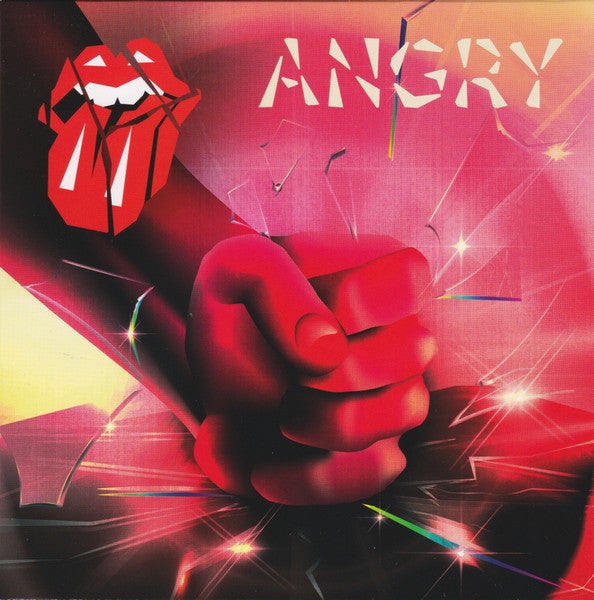 Rolling Stones* : Angry (7&quot;, S/Sided, Single, Etch, Red)