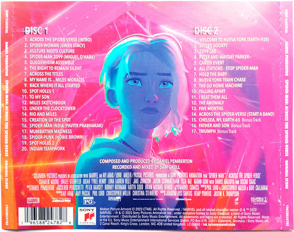 Daniel Pemberton : Spider-Man: Across The Spider-Verse (Original Score) (2xCD)