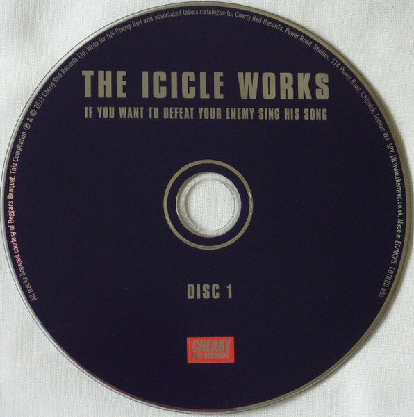 The Icicle Works : If You Want To Defeat Your Enemy Sing His Song (CD, Album, RE, RM + 3xCD, Comp, RM + CD + Comp)