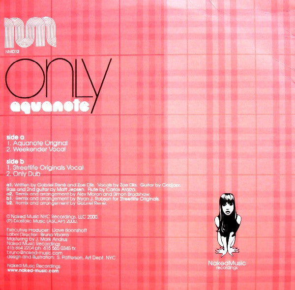 Aquanote : Only (12&quot;)