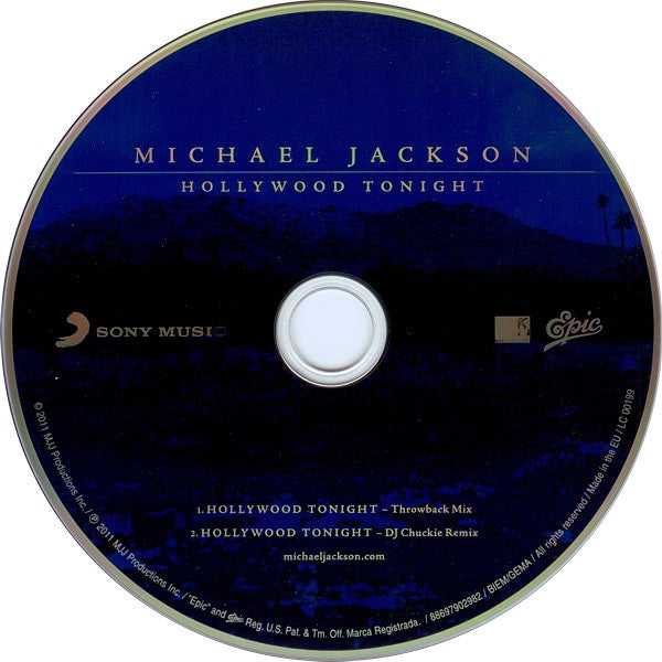 Michael Jackson : Hollywood Tonight (CD, Single)