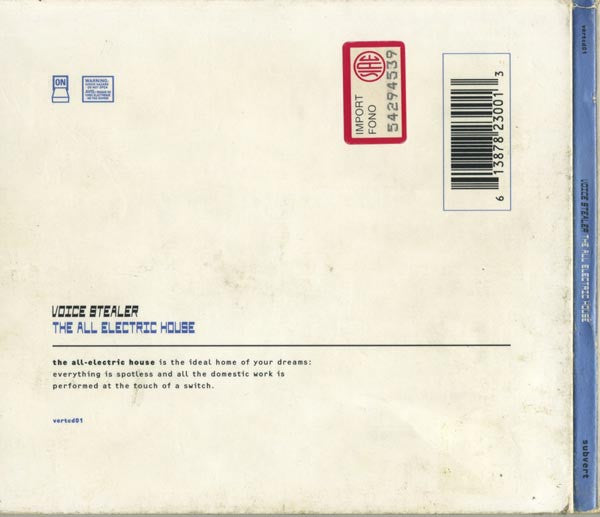 Voice Stealer : The All Electric House (CD, Album)