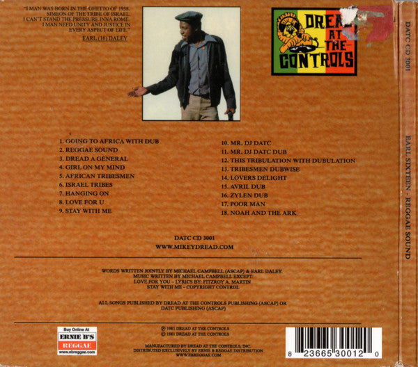 Earl Sixteen : Reggae Sound (CD, Album, RE)