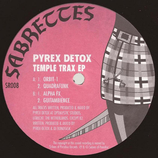 Pyrex Detox : Temple Trax EP (12&quot;, EP)