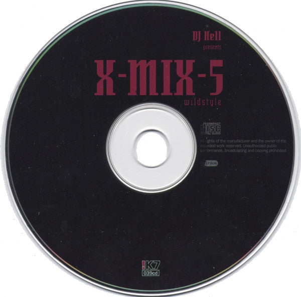 DJ Hell* : X-Mix-5 (Wildstyle) (CD, Comp, Mixed)