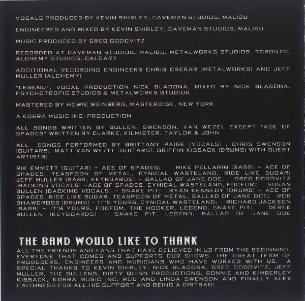 Kobra And The Lotus : Out Of The Pit (CD, Album)