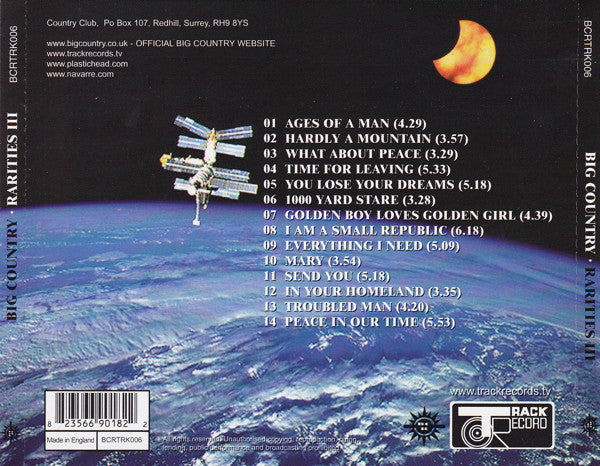 Big Country : Rarities III (CD, Album)