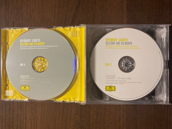 György Ligeti : Clear Or Cloudy – Complete Recordings On Deutsche Grammophon (4xCD, Comp, RM, RP, EDC)
