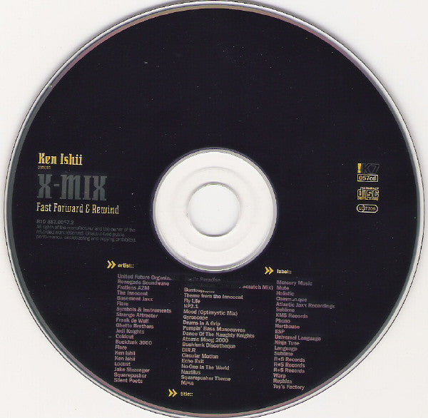 Ken Ishii : X-Mix (Fast Forward &amp; Rewind) (CD, Comp, Mixed)