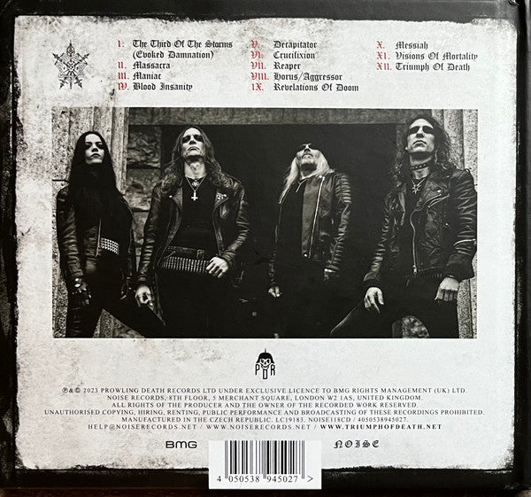 Triumph Of Death (2) : Resurrection Of The Flesh (Triumph Of Death Live, 2023) (CD, Album, Dlx)