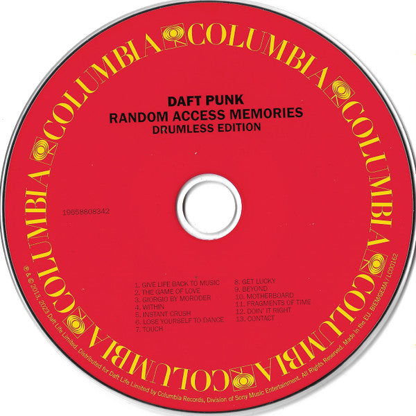 Daft Punk : Random Access Memories (Drumless Edition) (CD, Album)