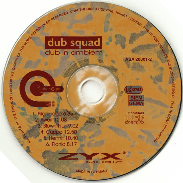 Dub Squad : Dub In Ambient (CD, Album)
