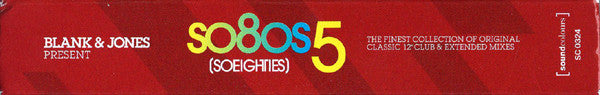 Blank &amp; Jones : So80s (Soeighties) 5 (CD, Mixed + 2xCD, Comp)
