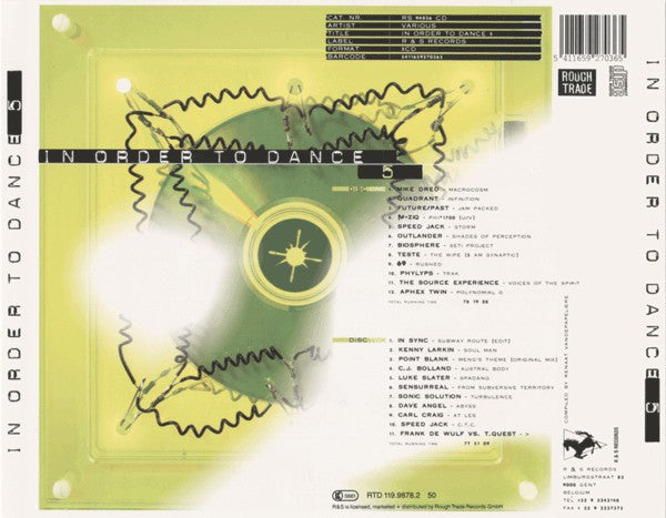 Various : In Order To Dance 5 (3xCD, Comp, Ltd)