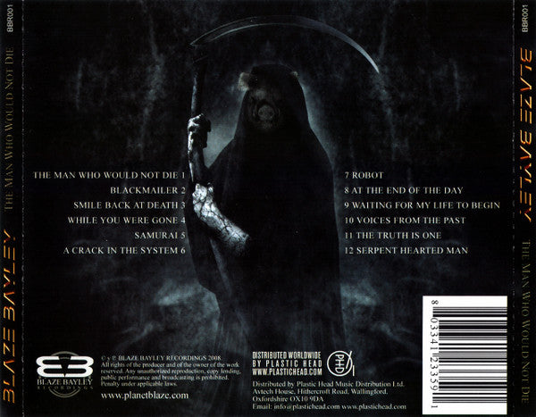 Blaze Bayley (2) : The Man Who Would Not Die (CD, Album)