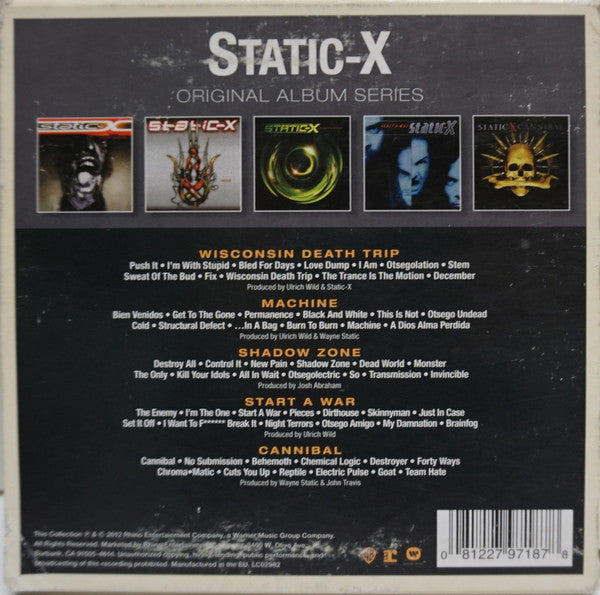 Static-X : Original Album Series (Box, Comp + 5xCD, Album, RE)